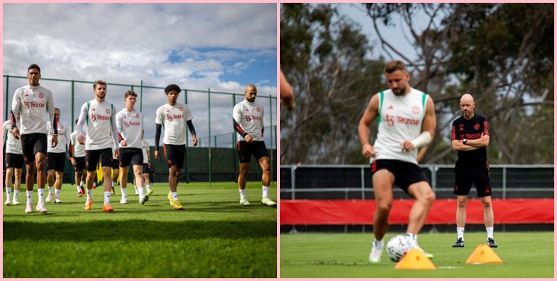 Ten Hag được cho đang làm học trò chán nản ở những buổi tập