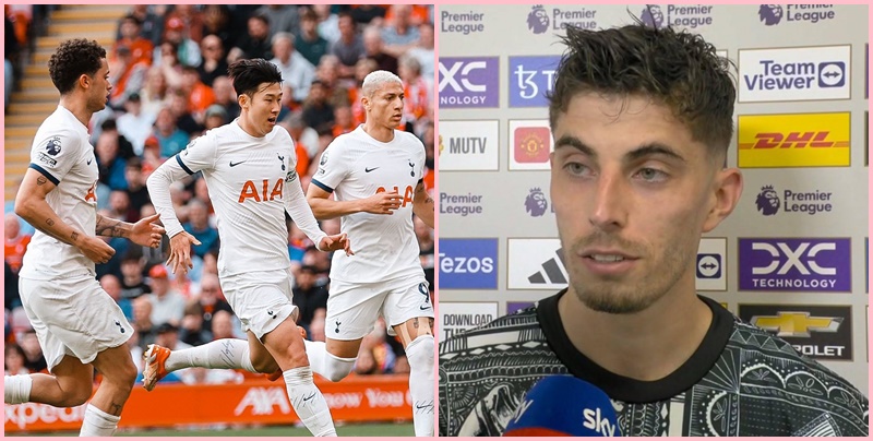 Kai Havertz cổ vũ cho Tottenham thắng Man City